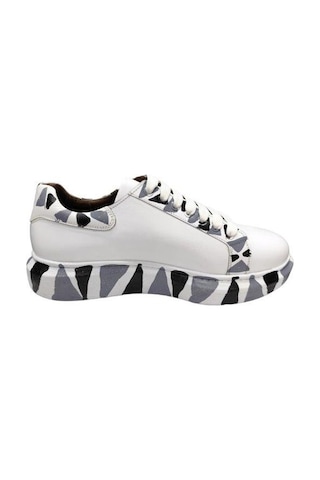King Paolo King Shoes Büyük Numara Beyaz Erkek Ayakkabı Beyaz