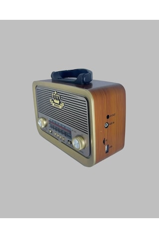 Taşınabilir Nostalji Radyo Usb Aux Girişli
