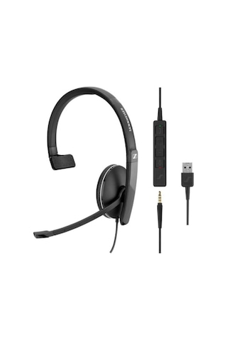 Sennheiser SC-135 USB CTRL Tek Taraflı USB Kablolu Kulak Üstü UC Kulaklığı