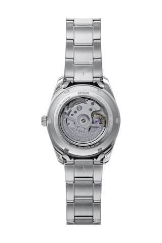 Orıent Ra-ac0r08y30b Kumalı Otomatik Çelik Gri Turuncu Kadran Safir Cam 39 Mm Erkek Kol Saati Metalik