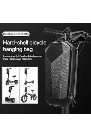 Willowhaven Foldable Bike Front Handlebar Bag Siyah Large 1 06gal 3l 4l Hard Shell Eva Çıkarılabilir Kayışlı Hafif Ve Güvenli Bisiklet Çantası Haki