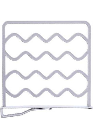 Fortunelane Beyaz Pprahat Kurulumlu Dolap Bölücü Raf - Çanta, Kazak Düzenleyici 1 Adet Beyaz Beyaz