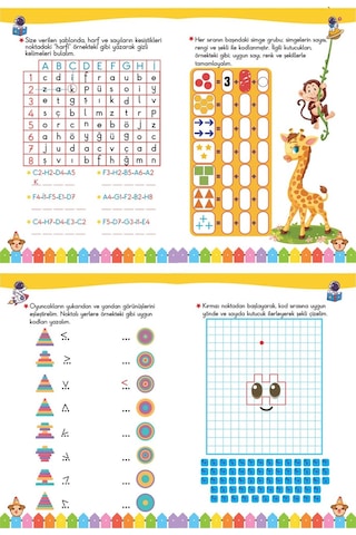 4 - 6 Yaş Oyunlarla Eğlenceli Kodlama Etkinlikleri 5 Kitap