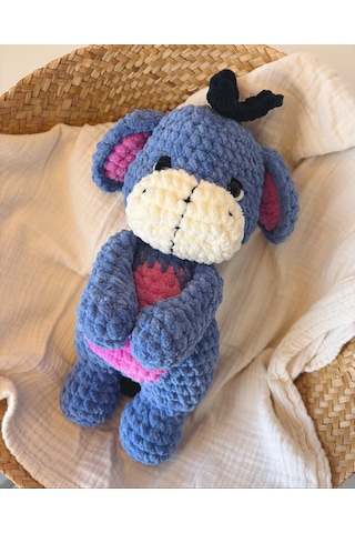 Winnie The Pooh-eeyore Peluş Oyuncak Mavi - Mor