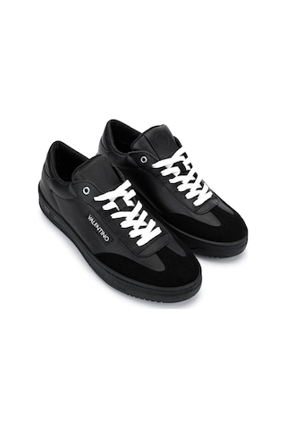 Mario Valentino Erkek Hakiki Deri Siyah Sneakers & Spor Ayakkabı 1040 95s7002 Erk Ayk Sk25-26 Black/black Siyah
