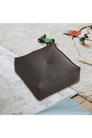 Homyl Yer Minderi Kare Açık Veranda Ofis Koltuğu Oturma Siyah Siyah