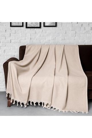 Trendy Koltuk Örtüsü Bej 170 X 230 Çok Renkli