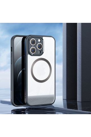Dux Ducis Apple Uyumlu iPhone 12 Pro Max Aimo Series Mag Safe Premium Buzlu S