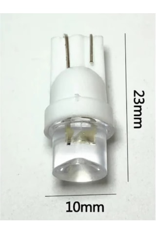 OtoÇizgi Dipsiz Minyatür Ampul T10 Park Tavan Panel Beyaz Led Ampul 2 Adet OtoÇizgi
