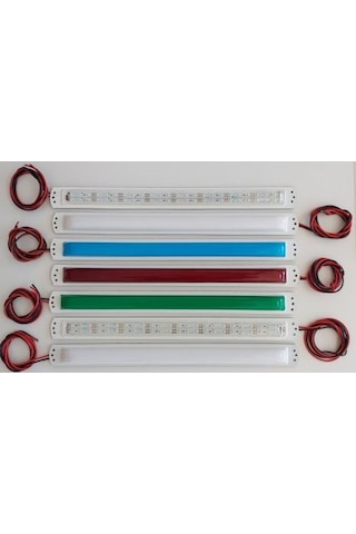 Su Geçirmez Led Lamba Marine Yat Tekne Karavan 12V-45 Cm KIRMIZI