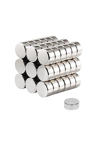 100 Lü 8x3mm Yuvarlak Neodyum Mıknatıs Bayi Depom