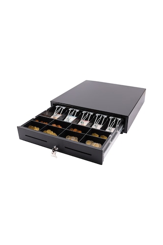 Olympia Xld 460a Geniş Tip Metal Para Çekmecesi 8 Bozuk Para, 4 Kağıt Para Bölmeli