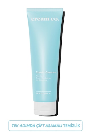Cream Co. Tek Adımda Çift Aşamalı Temizlik Sağlayan Krem Yüz Temizleyici 150 ML