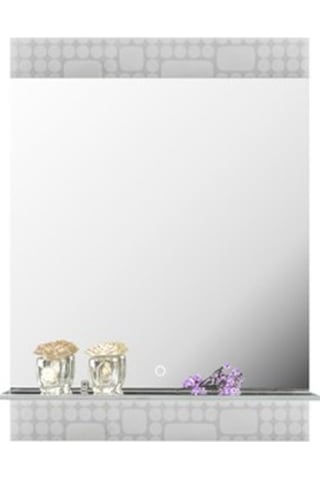 Vitale Doru Ledli Raflı Banyo Aynası Ak.l-145w3-s Krom
