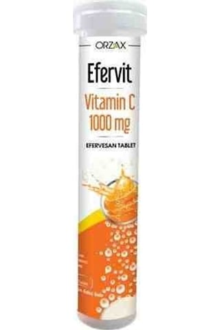 Orzax Efervit Vitamin C 1000mg 20 Tablet