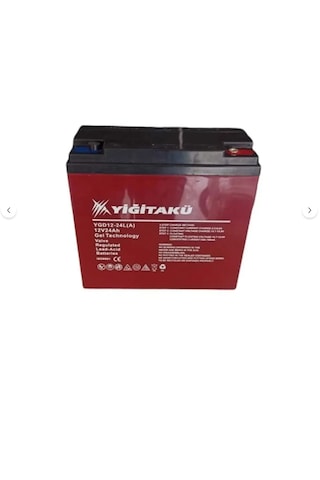 Akü 12v 24ah Jel Akü Tekli Paket 2026 Üretim Ebatları: 169x179x78mm