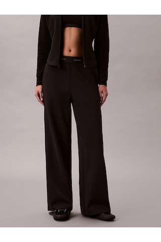 Calvin Klein Ponte Logolu Bel Bantlı Kadın Siyah Eşofman Altı Lv044e622g-ub1 Siyah