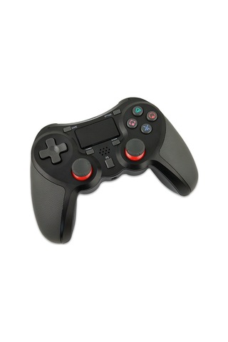 Ps4 Host İçin Kauçuklaştırılmış Kablosuz Oyun Denetleyicisi Bluetooth Kolu Mavi