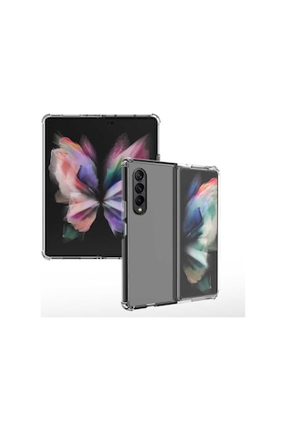 Zore Samsung Galaxy Z Fold 3 Uyumlu Omsy Nitro Anti Shock Silikon-renksiz