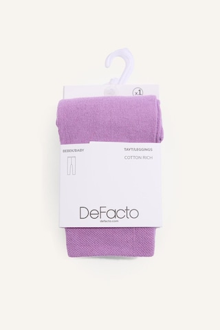 Defacto Unisex Külotlu Tayt Çorap I2998aunspr200 Mor-pr200
