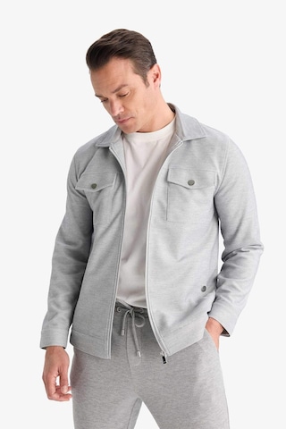 Defacto - Slım Fıt Polo Yaka Mont D7533AX25SP Gri