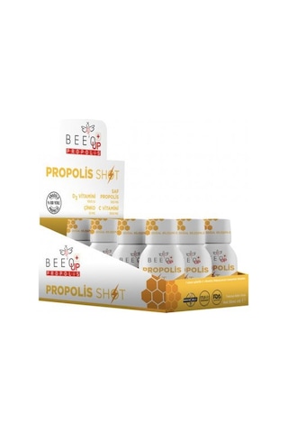 Bee'o Up Propolis Çinko D3+c Vitamini Shot 12'li Kutu