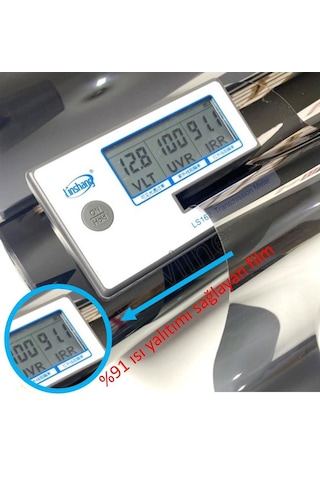 CAM BALKON FİLMİ % 75 ISI YALITIM ÖZELLİKLİ ORTA TON 75 CM X 10 METRE