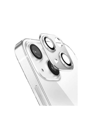 Apple Uyumlu iPhone 13 Mini Cl-03 Kamera Lens Koruyucu Metal Cam Kor