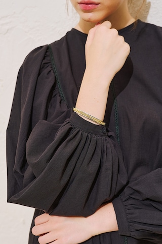 Chaın Örgülü Bileklik Gold Ss26blk00058-51