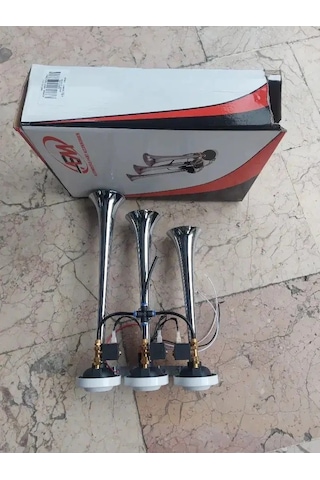 Aem Dali Dali 12 Volt Arap Korna Üçlü Havalı Korna