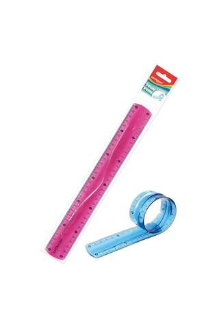 Keyroad Kırılmaz Cetvel 30 CM Yeşil Pembe