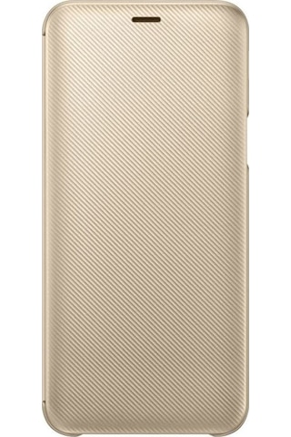 Galaxy J6 2018 İle Uyumlu Wallet Cover Kılıf Altın Ef-wj600cfegww Gold