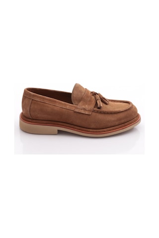 Dgn 6ym4634 Erkek Loafer Ayakkabi Sigaro Süet