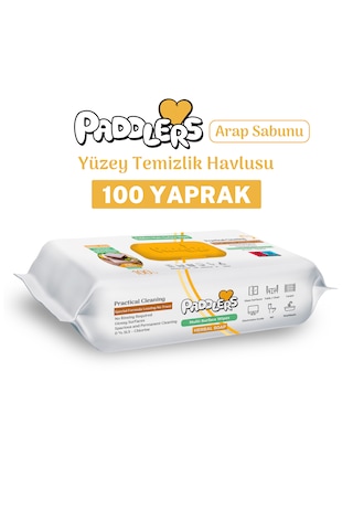 Easy Clean Arap Sabun Katkılı Yüzey Temizlik Havlusu 100 Yaprak