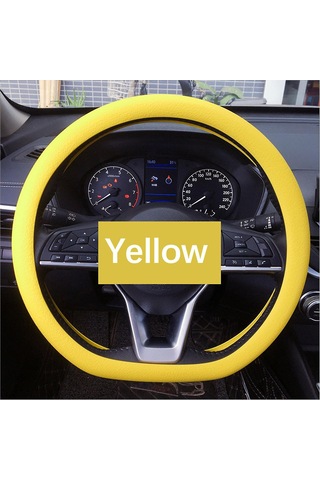 Yaleker Araba Direksiyon Koruması - Silikon材质, Kaymazsız Ve Dayanıklı, Dört Mevsim Kullanıma Uygun, Direksiyonu Korumak Ve Konforlu Sürüş Sağlamak Diğer