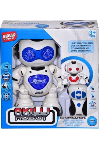 Oyuncak Robot U/K Kumandalı Akıllı Robot Işıklı Türkçe Konuşan