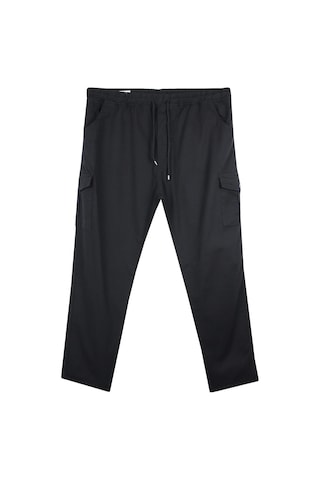 Kargo Cepli 100 Kilo-180 Kilo Arası Için Uygun Erkek Büyük Beden Gabardin Pantolon Siyah