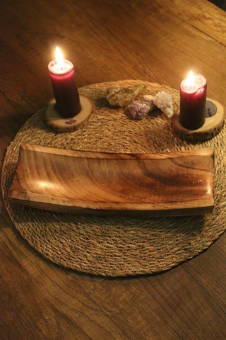 Dikdörtgen Ahşap Geniş Kayık Özel Tütsülük