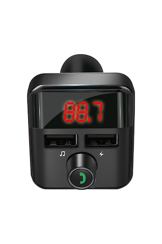 Suofeng "kablosuz Araç Mp3 Çalar - Fm Vericili, Çift Usb Şarj, Hands-free Arama, Tf Kart Desteği"