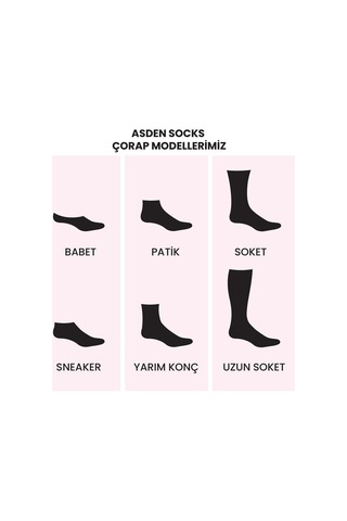 Asden Bambu Erkek Beyaz Soket Çorap 12'li Paket, Burun Dikişsiz, Yıkamalı 4 Gri