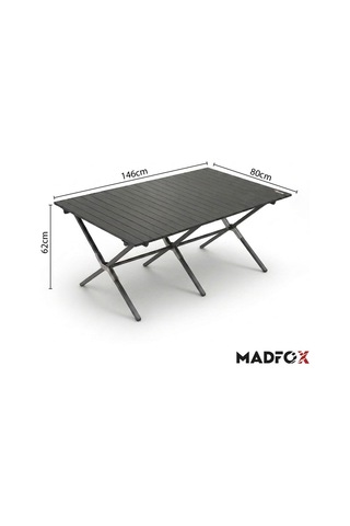 Foldex Katlanabilir Alüminyum Kamp Masası 8 Kişilik Çok Renkli