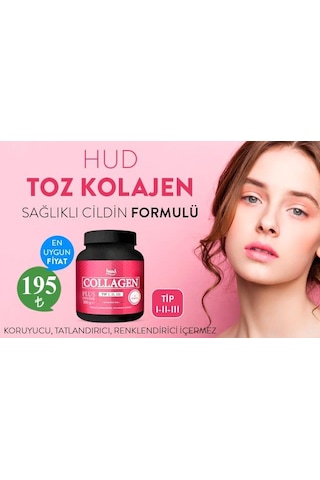Hud Collagen Powder Toz 300 G Tip1 Tip 2 Tip 3 Kolajen Kollajen