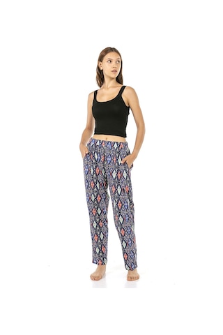 Vishenka Modal Büyük Beden Kadın Penye Pijama Altı Çok Renkli