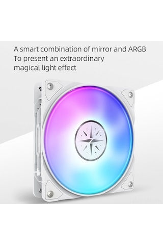 Didadodo Zeagınal 120mm Rgb Hidrolik Yataklı Soğutucu Fan - Sessiz, Yüksek Hava Akışı Sürdürülebilir Performans