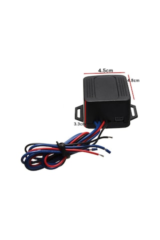12v Araba Motoru Başlat Basmalı Düğme Anahtarı Ateşleme Marş Kiti Mavi Led Evrensel