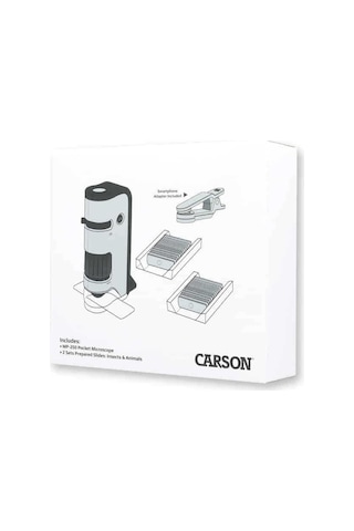 Carson Mp-250 Microflip 100x-250x Led Uv Cep Mikroskobu + 24 Adet Slayt Set