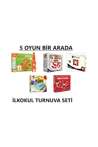 İlkokul Zeka Oyunları Turnuva Seti Abluka - Equılıbrıo - Motif - Küre - Pentago