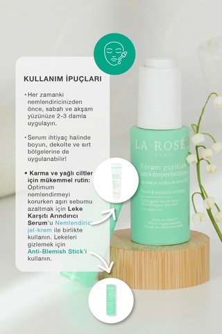 Leke Karşıtı Arındırıcı Serum Çinko Ve Organik Meyve Asitleri İçeren - 30 Ml