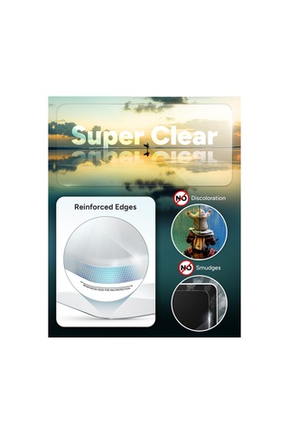 Apple iPhone Uyumlu 15 Yüksek Çözünürlük Ultra Clear Şeffaf Temperli Kırılmaz Ekran Koruyucu Telefon Camı