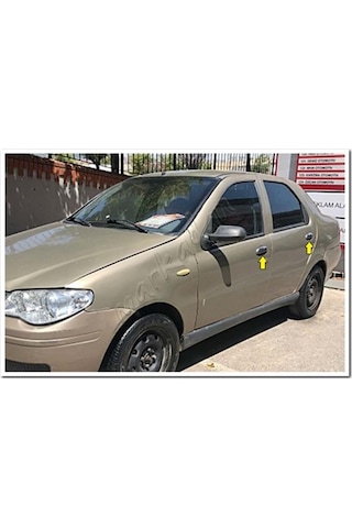Markadan Fiat Albea Krom Kapı Kolu 2002-2012 4 Kapı Paslanmaz Çel